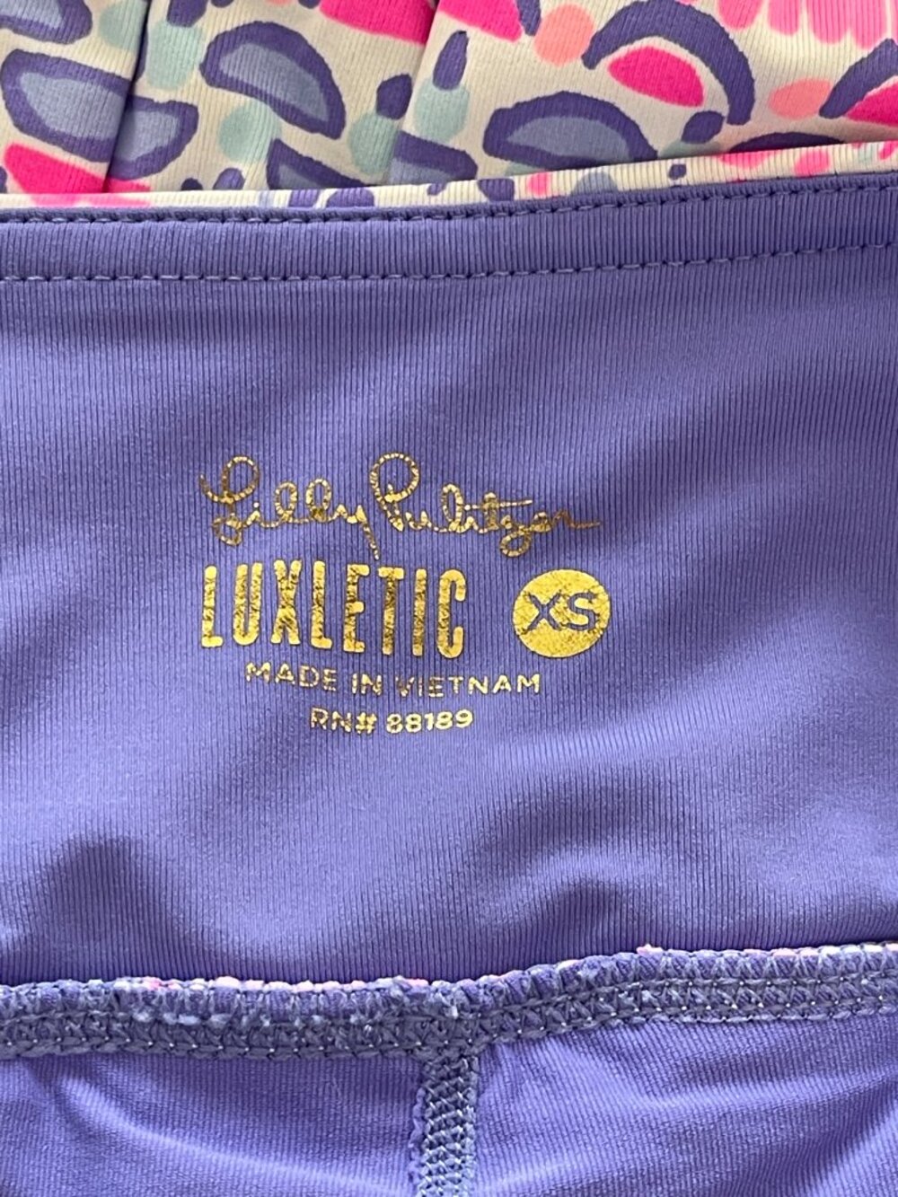 Lilly Pulitzer Luxletic Skort Annora Skirt Shorts Raz Berry Sea You Soon XS - Picture 6 of 8